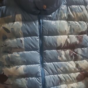 Blue Camouflage Moncler Puffer Jacket